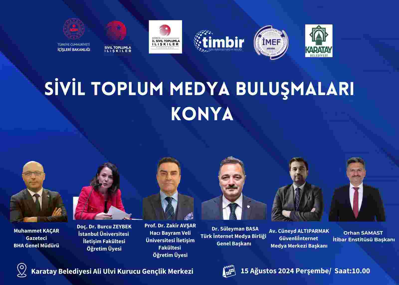 Sivil Toplum Medya Buluşmaları Konya’da devam edecek