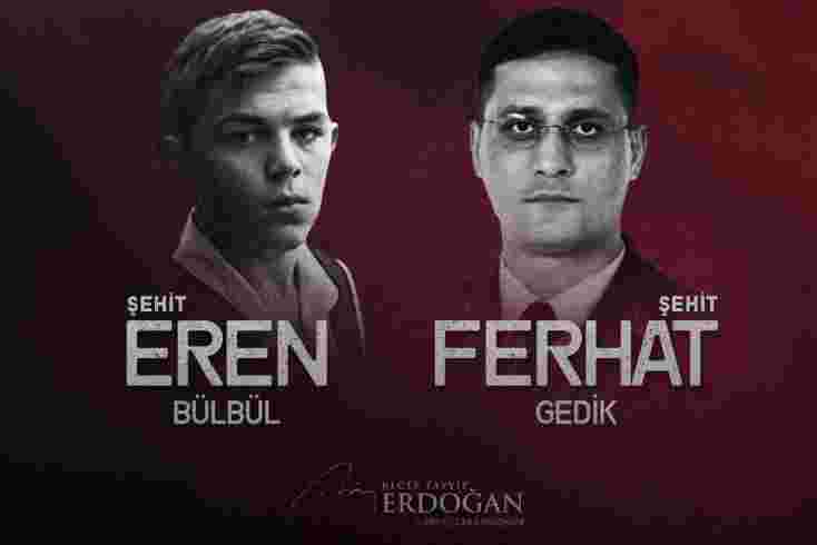 Erdoğan: Eren’imizin, Ferhat Astsubay’ımızın ve tüm şehitlerimizin katilleriyle mücadelemizi sonuna kadar sürdüreceğiz