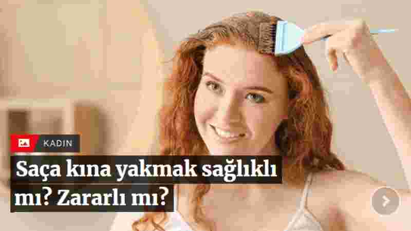 Saça kına yakmak sağlıklı mı? Zararlı mı?
