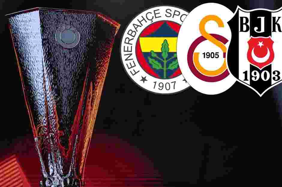 UEFA Avrupa Ligi’nde Galatasaray, Fenerbahçe ve Beşiktaş’ın rakipleri belli oldu