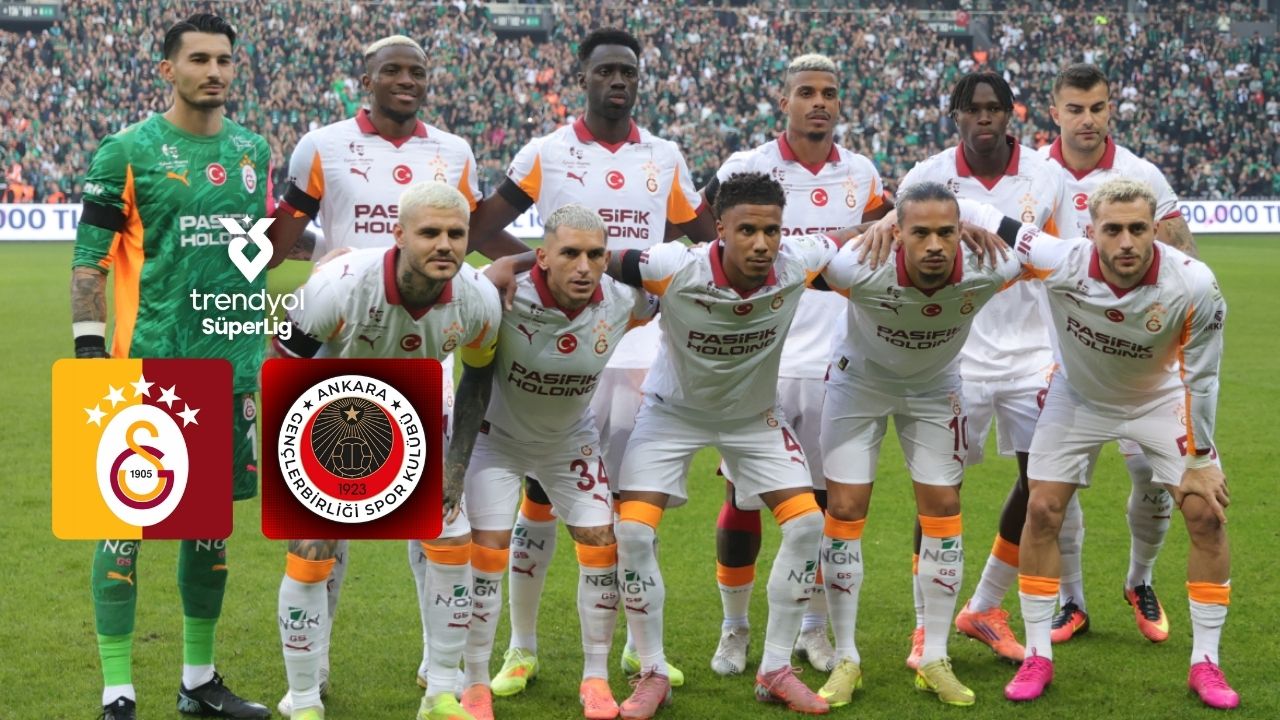 Galatasaray, Gençlerbirliği maçına 6 eksikle çıkıyor