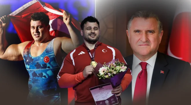 Bakan Bak’tan Rıza Kayaalp’e tarihi rekor sonrası tebrik