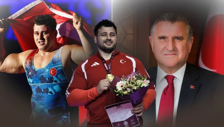 Bakan Bak’tan Rıza Kayaalp’e tarihi rekor sonrası tebrik