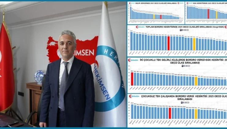 Hekimsen’den OECD verileri üzerinden vergi ve SGK kesintisi eleştirisi
