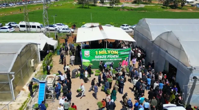 Şanlıurfa Büyükşehir, 1 milyon fide dağıtarak üreticiyi destekledi