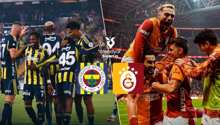 Süper Lig’de haftanın maçı: Galatasaray-Fenerbahçe