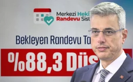 Bakan Memişoğlu: Bekleyen randevu sayısında %88,3’lük düşüş