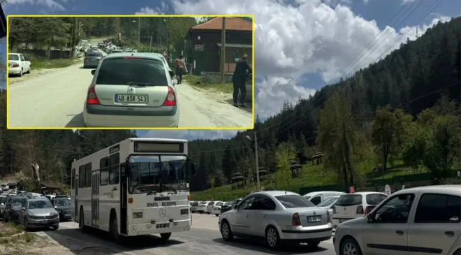 Isparta Gölcük tabiat parkına piknikçi akını