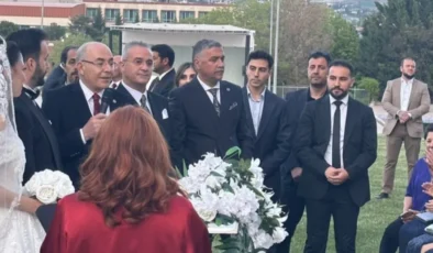 MHP’den Sezer ve Fırat ailelerinin mutlu gününe yoğun katılım