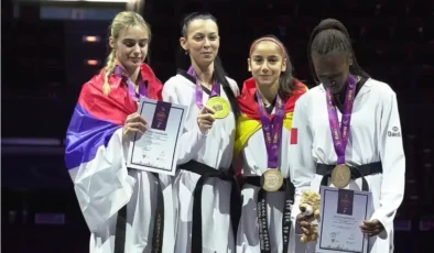 Türk tekvandosunun altın kızı Avrupa’yı fethetti