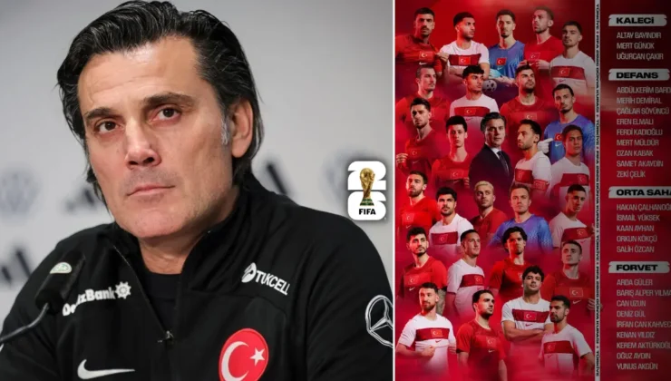 A Milli Takım'ın Dünya Kupası kadrosu belli oldu