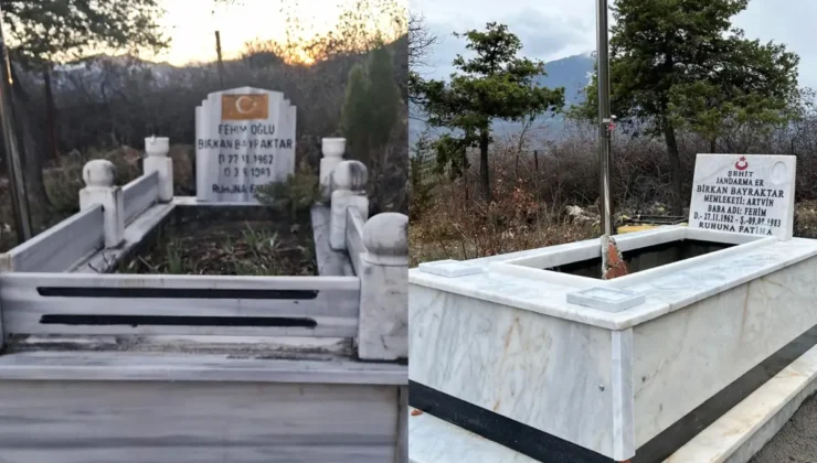 Artvin'de şehit mezarlarının bakımı yapıldı